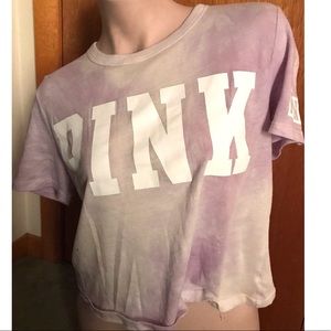 Pink crop top
